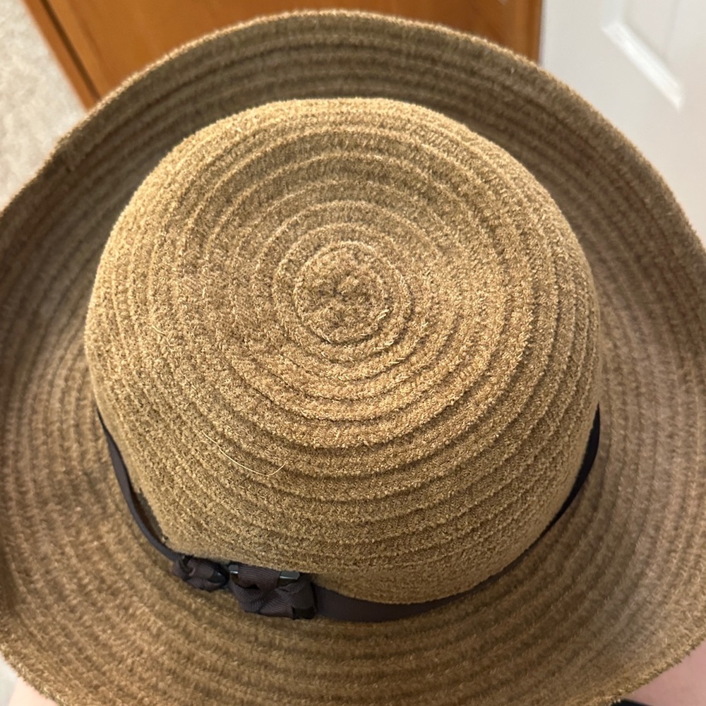 Betmar Tan Women's Hat with Bow Detail - Picture 4 of 4